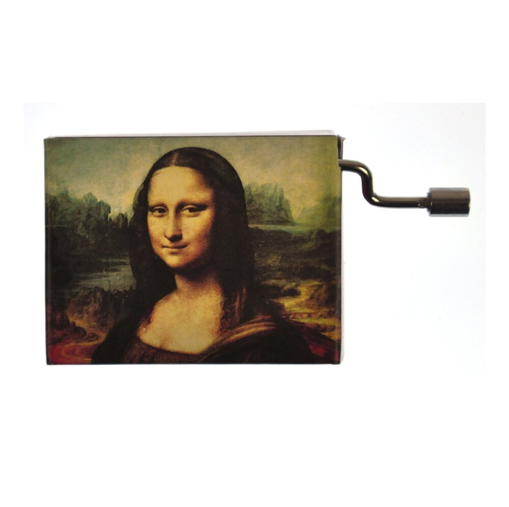 8963 58054 "Beethoven for Elise/da Vinci Mona Lisa Music Box
